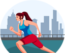 پیش‌نمایش فایل girl-running-8933309 از پک ورزش و ورزش