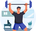 پیش‌نمایش فایل male-weightlifter-8933314 از پک ورزش و ورزش