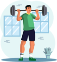 پیش‌نمایش فایل male-weightlifter-8932665 از پک ورزش و ورزش