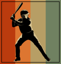 پیش‌نمایش فایل baseball-player-8946295 از پک وینتیج رترو