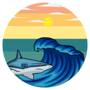 پیش‌نمایش فایل shark-8944641 از پک وینتیج رترو