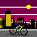 پیش‌نمایش فایل bicycling-at-night-8946790 از پک وینتیج رترو