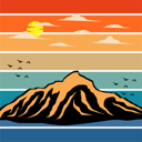 پیش‌نمایش فایل mountain-8962524 از پک وینتیج رترو