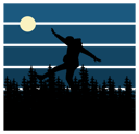پیش‌نمایش فایل night-walk-into-the-forest-8962697 از پک وینتیج رترو