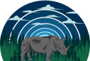 پیش‌نمایش فایل rhino-and-forest-8963135 از پک وینتیج رترو