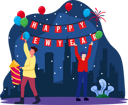 پیش‌نمایش فایل guys-decorating-for-new-year-party-6933945 از پک سال نو ۲۰۲۳
