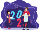 پیش‌نمایش فایل man-and-girl-cooking-for-new-year-party-6933950 از پک سال نو ۲۰۲۳