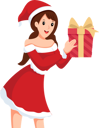 پیش‌نمایش فایل cute-santa-girl-7154134 از پک شخصیت کریسمسی