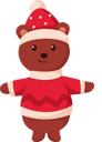 پیش‌نمایش فایل christmas-bear-7154286 از پک حیوان کریسمسی