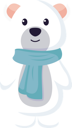 پیش‌نمایش فایل christmas-polar-bear-7154285 از پک حیوان کریسمسی