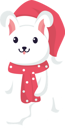 پیش‌نمایش فایل christmas-rabbit-7154283 از پک حیوان کریسمسی