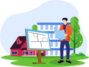 پیش‌نمایش فایل architect-working-on-building-plan-7209553 از پک املاک و مستغلات