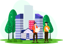 پیش‌نمایش فایل builders-with-house-plan-7209554 از پک املاک و مستغلات