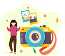 پیش‌نمایش فایل girl-clicking-pictures-in-camera-8819679 از پک سرگرمی‌های آخر هفته