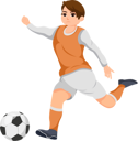 پیش‌نمایش فایل male-football-player-8905753 از پک کاراکتر ورزش و ورزش
