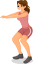 پیش‌نمایش فایل woman-doing-exercise-8905737 از پک کاراکتر ورزش و ورزش