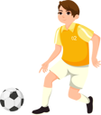 پیش‌نمایش فایل football-player-8931496 از پک کاراکتر ورزش و ورزش