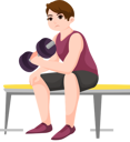 پیش‌نمایش فایل young-man-doing-exercise-8931507 از پک کاراکتر ورزش و ورزش