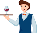 پیش‌نمایش فایل restaurant-waiter-9015783 از پک حرفه