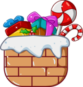پیش‌نمایش فایل chimney-filled-with-christmas-gifts-7135459 از پک عنصر کریسمس