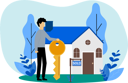 پیش‌نمایش فایل man-sold-house-7193389 از پک املاک و مستغلات