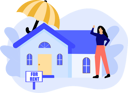 پیش‌نمایش فایل woman-give-house-for-rent-7193386 از پک املاک و مستغلات