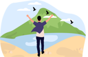 پیش‌نمایش فایل man-on-vacation-7437160 از پک سفر