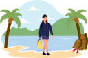 پیش‌نمایش فایل girl-on-beach-7292849 از پک سفر