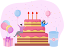 پیش‌نمایش فایل birthday-cake-7330044 از پک جشن تولد