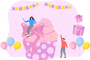 پیش‌نمایش فایل birthday-cupcake-7330045 از پک جشن تولد