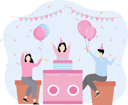 پیش‌نمایش فایل birthday-cake-cutting-7329993 از پک جشن تولد