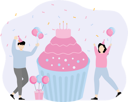 پیش‌نمایش فایل birthday-cupcake-7329987 از پک جشن تولد