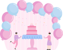 پیش‌نمایش فایل birthday-cake-cutting-7329986 از پک جشن تولد