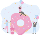 پیش‌نمایش فایل birthday-donut-7329978 از پک جشن تولد
