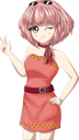 پیش‌نمایش فایل beautiful-girl-wearing-pink-mini-dress-with-pink-short-hair-8091408 از پک شخصیت دختر
