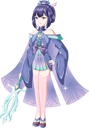 پیش‌نمایش فایل beautiful-girl-wearing-purple-costume-bring-the-sword-8091419 از پک شخصیت دختر