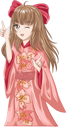 پیش‌نمایش فایل beautiful-girl-with-brown-hair-wearing-pink-kimono-8091407 از پک شخصیت دختر