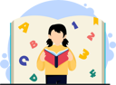 پیش‌نمایش فایل girl-reading-book-8532593 از پک روز جهانی کتاب