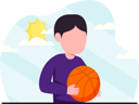 پیش‌نمایش فایل little-boy-holding-basketball-8696214 از پک روز کودک