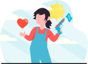 پیش‌نمایش فایل little-girl-holding-gun-toy-8696215 از پک روز کودک