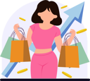 پیش‌نمایش فایل girl-holding-bags-8771811 از پک سرگرمی‌های آخر هفته