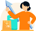 پیش‌نمایش فایل woman-doing-online-shopping-8771818 از پک سرگرمی‌های آخر هفته