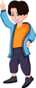پیش‌نمایش فایل boy-raising-one-finger-9673917 از پک شخصیت کودکان