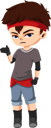 پیش‌نمایش فایل cute-boy-character-10046834 از پک شخصیت کودکان