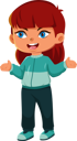 پیش‌نمایش فایل cute-girl-character-10046829 از پک شخصیت کودکان