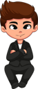 پیش‌نمایش فایل cute-boy-wearing-tuxedo-10046852 از پک شخصیت پسر ناز