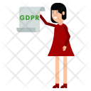 پیش‌نمایش فایل woman-with-the-document-gdpr از پک GDPR و نویسه ها