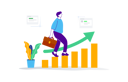پیش‌نمایش فایل businessman-walking-towards-growth-8054977 از پک مدیریت زمان
