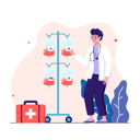 پیش‌نمایش فایل doctor-stands-next-blood-bag-with-label-different-blood-group-a-b-o-and-rh-system-9307623 از پک اهداکنندگان خون