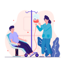 پیش‌نمایش فایل nurse-collecting-blood-from-donor-9307621 از پک اهداکنندگان خون